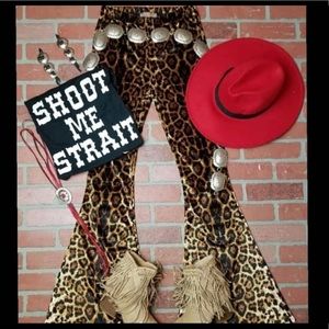 Super Soft SMALL Leopard print Flares